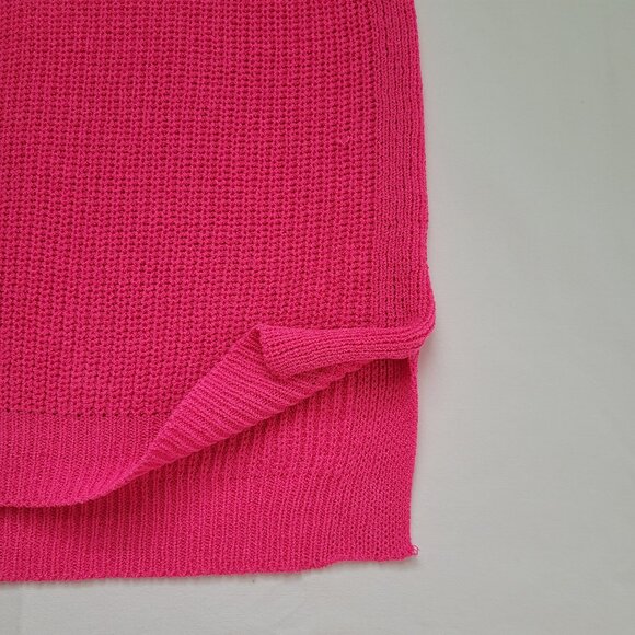 Anniewear Womens Halter Neck Sleeveless Pink Knit Sweater Tank Top Size Small - Picture 4 of 8